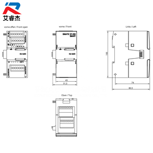 โมดูลควบคุม PLC ของแท้ใหม่ SI-EMENS 6ES7288-3AM03-0AA0 SIMATIC S7-200 SMART โมดูล Analog I/O รุ่น SM AM03 โมดูลเสริม - Product Image 3