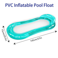 Colchoneta Flotante Inflable de PVC de Alta Calidad con Logotipo Personalizado para Juegos Acuáticos, Colchón Flotante Inflable para Adultos