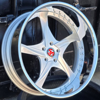 Jantes forgées SJ 2 pièces à déport profond 18 20 22 26 pouces 5x112 pour Chevrolet Camaro Corvette