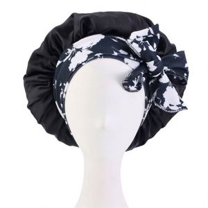 GTOP Vente en gros de bonnets en satin personnalisés imprimés, polyester, élasthanne, bandes élastiques, soyeux, pour toutes les saisons, usage quotidien, femmes - Product Image 2