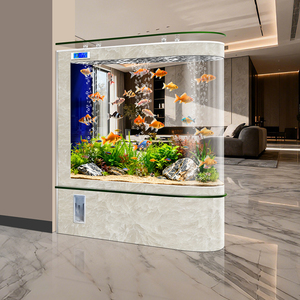 Acuario Vertical Moderno, Totalmente Automático, sin Agua, con Pantalla Grande Integrada, Función de Calefacción, Luz LED <span class=keywords><strong>para</strong></span> Sala de Estar 2026 - Product Image 3