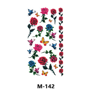 Crea il tuo Logo opera d'arte Design personalizzato <span class=keywords><strong>farfalla</strong></span> adesivo temporaneo tatuaggi - Product Image 3