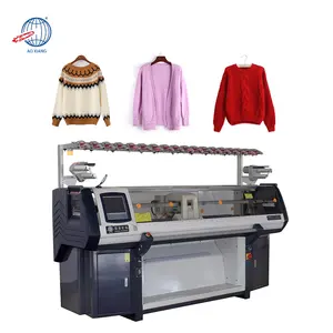 52inch Seamless Fast Speed Underwear Socks Glove Sweater Making Machine Computerized Flat Knitting Machine