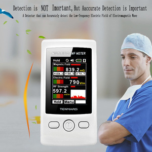 เครื่องตรวจจับรังสีแม่เหล็กไฟฟ้า3แกน TM190 Gauss, เครื่องตรวจจับคลื่นแม่เหล็กไฟฟ้าแบบดิจิตอลความแรงของสนามแม่เหล็กไฟฟ้า - Product Image 2