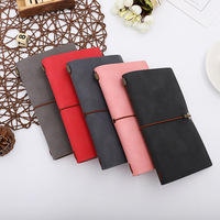 Carnet de notes Vintage de voyage, ordinateur portable de poche en cuir, couverture en cuir, pour Journal intime, 7x5