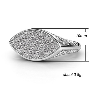 Anello creativo cavo per donna, design scintillante intarsiato, elegante gioiello alla moda per feste - Product Image 5