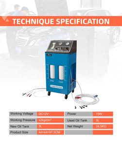 Système automatisé d'entretien du liquide de frein, équipement de changement d'huile de frein <span class=keywords><strong>automobile</strong></span>, machine de changement de liquide de frein pour véhicule - Product Image 3