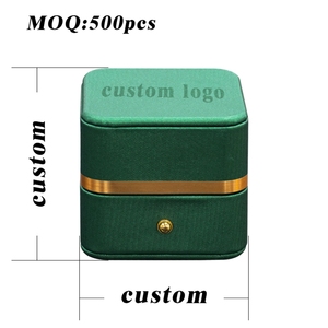Customized Luxury <b>Ring</b> <b>Box</b> High Quality Engagement Wedding <b>Ring</b> Packaging <b>Box</b> - Product Image 6