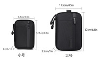 Kotak Penyimpanan EDC Multifungsi Mini, Tempat Koin, Tempat Earphone, Kantong Gantung Bisnis, Dompet Kunci X-PAC, Tempat Kartu