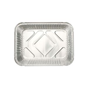 Meishida Aluminum Foil Container Rectangle 2000ml Disposable Microwave Safe Takeaway Food Box - Product Image 2