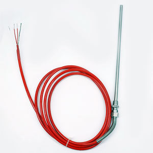 Industrial 400c temperatura medição sensor k t e j tipo fibra de vidro termopar alta temperatura agulha sonda para torno - Product Image 4