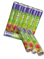 PVC-Frisch halte folie in Lebensmittel qualität Weiche Kunststoff verpackung für Lebensmittel Kuchen brot Gemüse-Wasser löslich 50cm & 30cm Breite 300m Länge