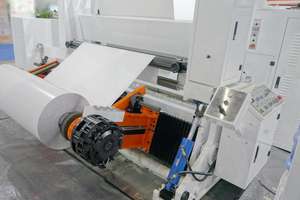 KSFQ-G Series de alta velocidad Jumbo rollo de papel adhesivo de papel etiqueta engomada de la etiqueta de la máquina cortadora rebobinadora - Product Image 2