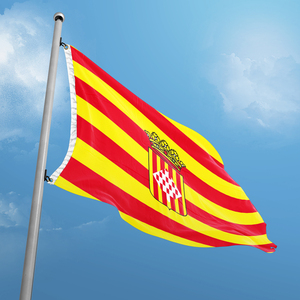Banderas Promocionales de <span class=keywords><strong>Girona</strong></span>, España, Impresas Digitalmente en Poliéster, para Eventos Interiores/Exteriores, 3x5 Pies, Personalizadas, en Oferta - Product Image 2