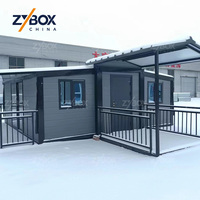ZYBOX, leader chinois des maisons conteneurs extensibles de 30 pieds, maison préfabriquée modulaire, mini-maison pour le marché d'Afrique et d'Amérique du Sud