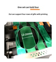 Nueva Impresora Plana Automática de Tela Satinada a Color con Código de Barras para Embalaje de Regalos de Seda, Pancartas, Couplet, Cestas de Flores y Artículos de Apertura