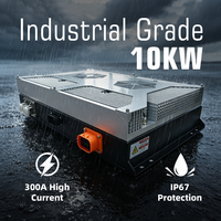 Chargeur de batterie haute puissance 90~265VAC 95% d'efficacité monophasé triphasé 10KW 360V 540V pour Lifepo4
