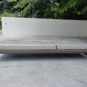 سرير شمسي من الألومنيوم للاستخدام الخارجي، مقاوم للماء، سرير نهاري للفنادق والشواطئ وحمامات السباحة، كرسي استلقاء مزدوج - Product Image 3