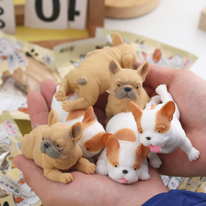Figurines d'animaux en résine, modèles de chiens mignons, décoration d'intérieur, jouet anti-stress, accessoires pour chiots - Product Image 4