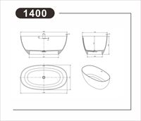 Baignoire de massage de luxe en pierre artificielle mate avec drain, pour salle de bain, chambre, hôtel, moderne, encastrable, écologique
