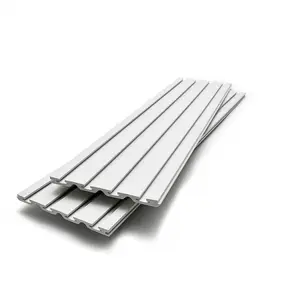 Strong corrosion resistance and easy to install the PVC slat wall panel for display merchandise or service