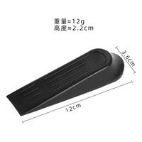 Butée de porte anti-effraction haut de gamme pour la maison, en caoutchouc de sécurité, anti-collision, coupe-vent, design populaire