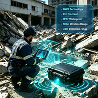 Détecteur de signes vitaux par radar à technologie UWB, capteur micro-ondes traversant les murs, traceur de survivants dans les débris après tremblement de terre