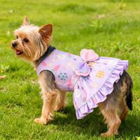 Snel drogende, lichte polyester honden- en kattenrok voor de zomer, schattig, ademend, voor Teddy, Bichon, Pomeranian en andere huisdieren.