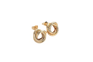 เครื่องประดับ จอยเอเรีย บิซูเตรียส ออร์ คอปเปอร์อัลลอยด์ ชุบทอง 18K ต่างหูแบบติดหูสำหรับผู้หญิง ชุบทอง 18K ขายส่งต่างหูสำหรับผู้หญิง - Product Image 6