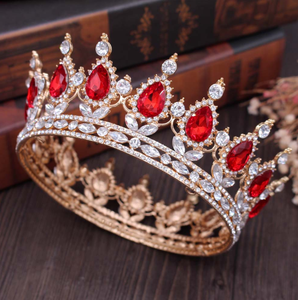 Vintage koning bruid tiara kroon voor vrouwen hoofdtooi prom bruids bruiloft tiara's en kronen haaraccessoires - Product Image 2