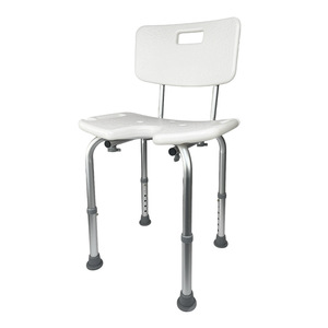 <b>Shower</b> <b>Stool</b> With Backrest Height Adjustable Non Slip Bathroom Seat <b>For</b> Elderly And Pregnant Women - Product Image 5