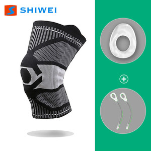 Rodilleras Tejidas Shiwei, Transpirables, con Soporte para Correr y Actividades al Aire Libre, Unisex, Ajuste Universal, Azul, Negro, Rosa - Product Image 5