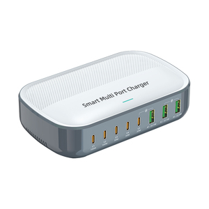 Cargador de Escritorio Multipuerto de 8 Puertos al por Mayor, Estación de Carga Rápida PD de <span class=keywords><strong>200W</strong></span> para Múltiples Dispositivos y Laptops - Product Image 2