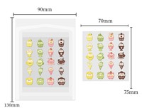 Autocollants anti-boutons hydrocolloïdes en forme de crème glacée mignons à l'huile d'arbre à thé pour le visage