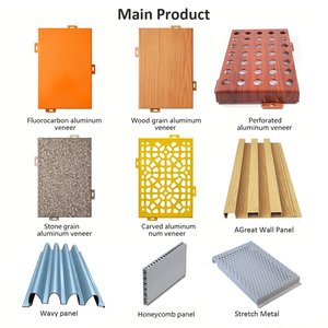 Revêtement mural extérieur et intérieur en aluminium décoratif moderne, <span class=keywords><strong>panneau</strong></span> en aluminium perforé pour la décoration de murs rideaux - Product Image 3