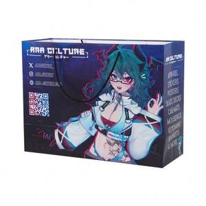 Sac en papier cadeau de luxe noir mat en gros avec logo pour vêtements, sac d'emballage personnalisé - Product Image 2