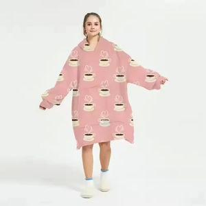 <span class=keywords><strong>Manta</strong></span> con capucha <span class=keywords><strong>personalizada</strong></span> <span class=keywords><strong>original</strong></span> de fábrica, talla única para todas las mujeres, <span class=keywords><strong>regalo</strong></span> de festival para invierno, <span class=keywords><strong>manta</strong></span> para dormir - Product Image 4