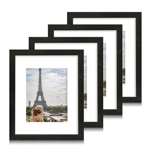 Cadre photo en bois noir moderne et élégant pour la maison, 10x10 et 20x20, vente en gros - Product Image 1