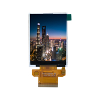 Layar LCD LED Backlight BOE 2.8 Inci 240x320, Layar IPS Sudut Pandang Penuh, IC Driver ILI9341, Antarmuka MCU, FPC 250 yang Dapat Disesuaikan