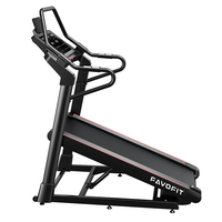 Tapis de course semi-commercial professionnel haute vitesse pour fitness cardio avec écran LED