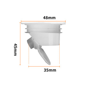 Noyau anti-odeur pour drain de sol de salle de bain, couvercle intérieur pour drain de balcon de salle de bain, anti-insectes et anti-odeurs pour cuisine - Product Image 1