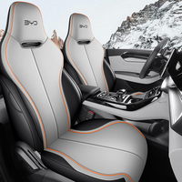 Housses de siège auto en cuir pleine fleur sur mesure pour BYD Destroyer 05, design enveloppant intégral, coussin de siège auto toutes saisons, accessoires intérieurs