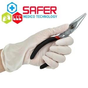 ถุงมือยางแบบใช้แล้วทิ้งกันน้ำและน้ำหนักเบาจากโรงงาน - Product Image 1