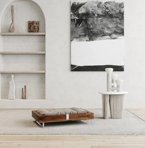 현대 럭셔리 나무 실내 야외 개 침대 미니멀리스트 럭셔리 애완 동물 침대 개를위한 울트라 소프트 쿠션이있는 수제 나무 프레임 - Product Image 4