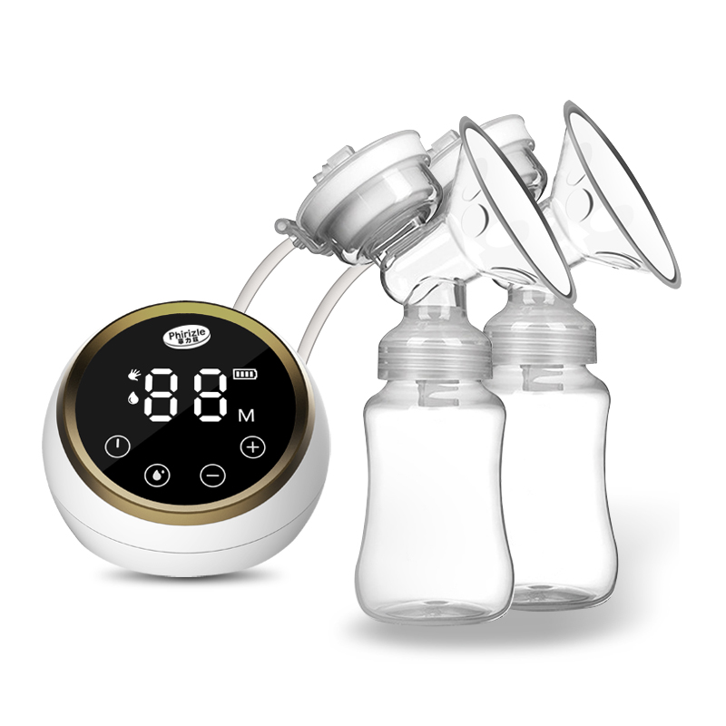 Double Electric Breast Pump | Rechargeable 250ml Breast Milk Pump with Massage Mode &amp; BPA-Free Milk Collector