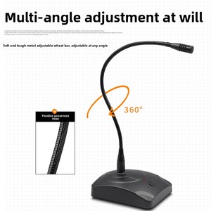 Micrófono de conferencia con cable de cuello de cisne profesional para reuniones y radiodifusión, amplificador de computadora de escritorio, <span class=keywords><strong>tecnología</strong></span> de condensador - Product Image 3