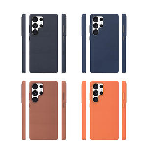 Funda Protectora Delgada para Teléfono Samsung <span class=keywords><strong>Galaxy</strong></span> S26 Ultra S25 S24, S25U Business, Textura de Cuero TPU, Suave, Antideslizante, Resistente a Impactos - Product Image 6