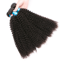 Tissage de cheveux brésiliens Remy — queen beauty, cheveux crépus bouclés, bon marché, échantillon gratuit, mèches de cheveux crépus bouclés, avec Lace Frontal Closure 360