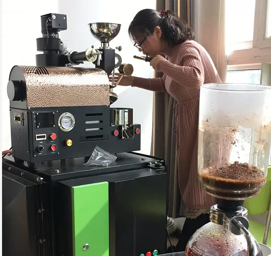 Wintop Santoker R300 ws-300データロギング付きサンプル家庭用コーヒー焙煎機
