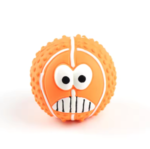 Chewing Latex <b>Ball</b> <b>Dog</b> Toy Squeaky Eco-Friendly Durable Cartoon Design Dental Health Bite Resistant - Product Image 3